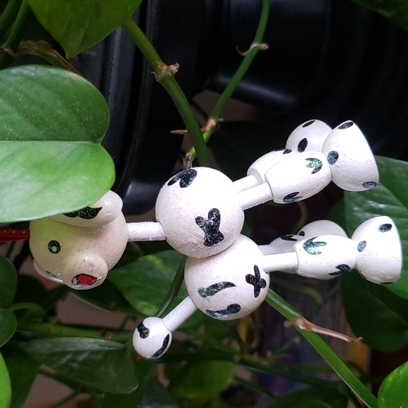 Posable Dog Christmas 🎄 ornament wood Dalmatian 🐶 Puppy Unique - Picture 5 of 10